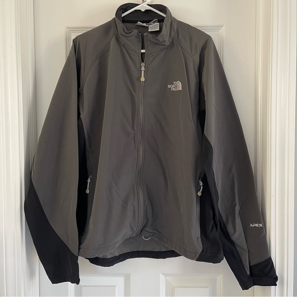 The North Face Mens Apex Soft Shell Jacket Size XL Dark Gray - Picture 2 of 10